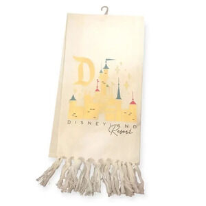 DISNEYLAND RESORT DISH TOWEL DISNEYLAND FANTASYLAND CASTLE